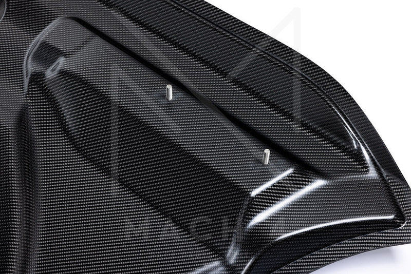 Laden Sie das Bild in Galerie -Viewer, Alpha-N Carbon Motorhaube mit Einsatz / Hood with Vent für BMW M2 G87 - AN-0301 / AN-0316