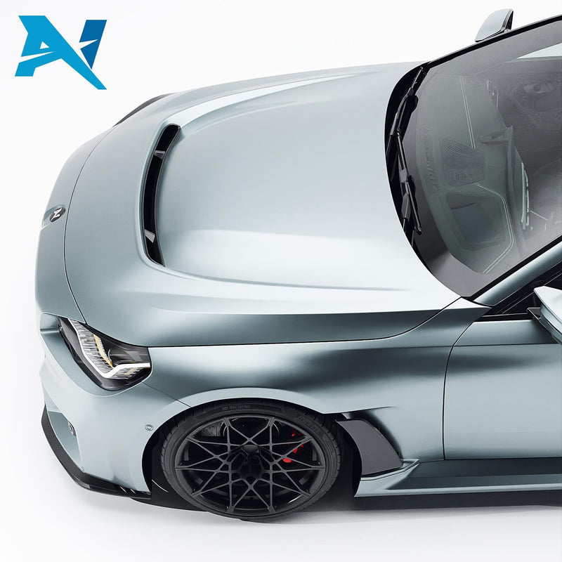 Laden Sie das Bild in Galerie -Viewer, Alpha-N Carbon Hood Insert / Haubeneinsatz / Vent für BMW M2 G87 - AN-G8706
