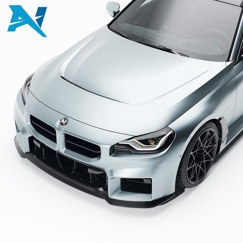 Laden Sie das Bild in Galerie -Viewer, Alpha-N Carbon Motorhaube mit Einsatz / Hood with Vent für BMW M2 G87 - AN-0301 / AN-0316