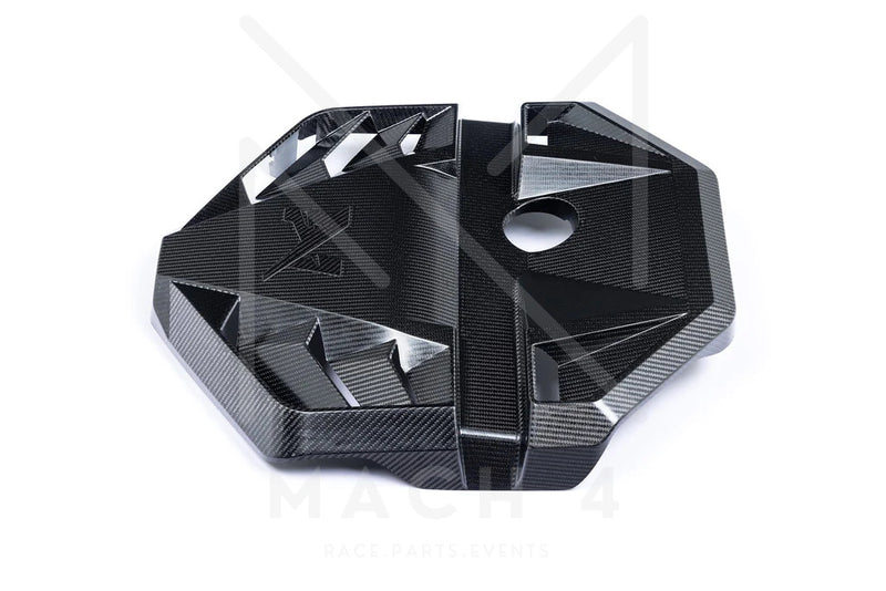 Laden Sie das Bild in Galerie -Viewer, Alpha-N Carbon Motorabdeckung / Engine Cover für BMW M2 G87 G8x S58 Motor - AN-0631