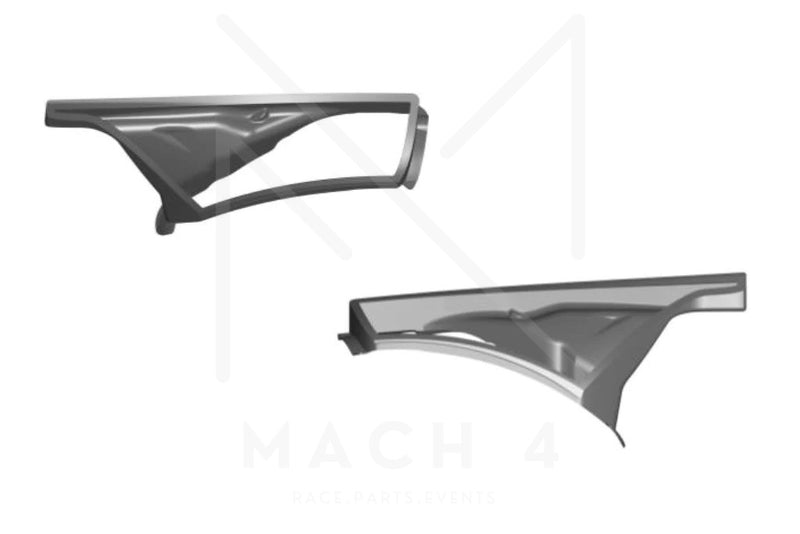 Laden Sie das Bild in Galerie -Viewer, Alpha-N Carbon Kotflügel mit Aero-Blade V2 Set / Carbon Front Fender with Blades V2 Set für BMW M2 G87 - AN-0523