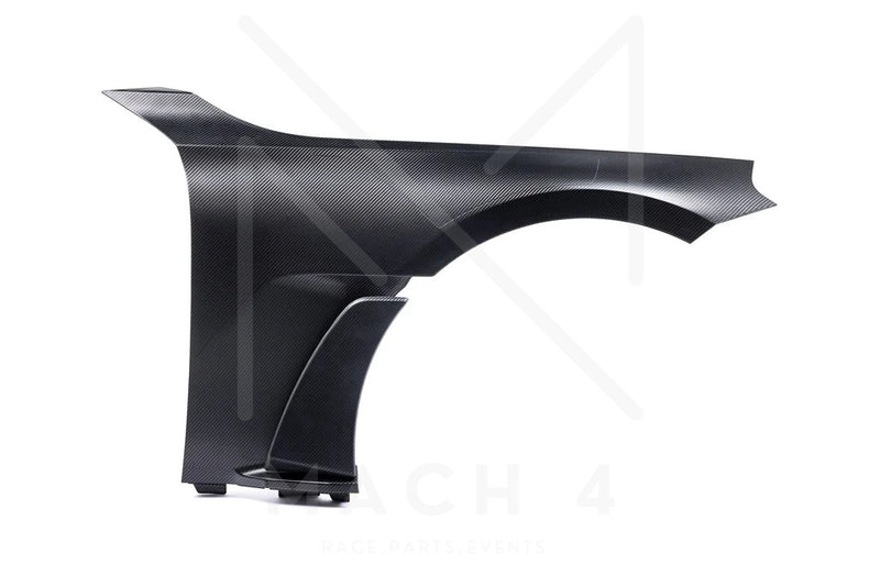 Laden Sie das Bild in Galerie -Viewer, Alpha-N Carbon Kotflügel mit Aero-Blade V2 Set / Carbon Front Fender with Blades V2 Set für BMW M2 G87 - AN-0523