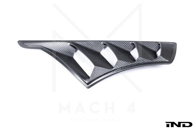 Laden Sie das Bild in Galerie -Viewer, Alpha-N Carbon Kotflügel mit Aero-Blade und Lüftungsöffnungen V4 Set / Carbon Vented Front Fender with Blades V4 Set für BMW M2 G87 - AN-0525