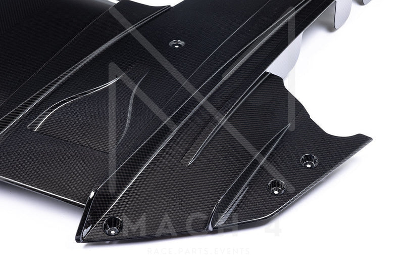 Laden Sie das Bild in Galerie -Viewer, Alpha-N Carbon Diffusor Underfloor / Unterboden Kit für BMW M2 G87 - AN-0634