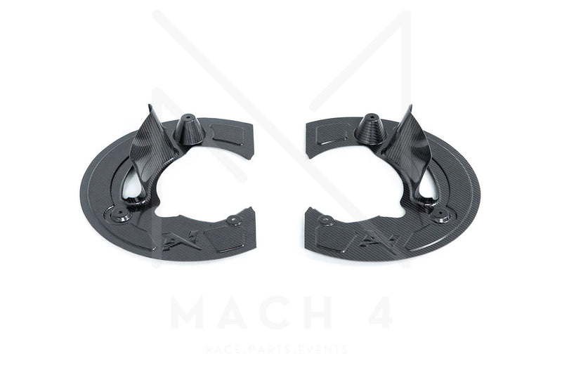Laden Sie das Bild in Galerie -Viewer, Alpha-N Carbon Ankerbleche / Brake Duct für BMW M2 G87 - AN-0622
