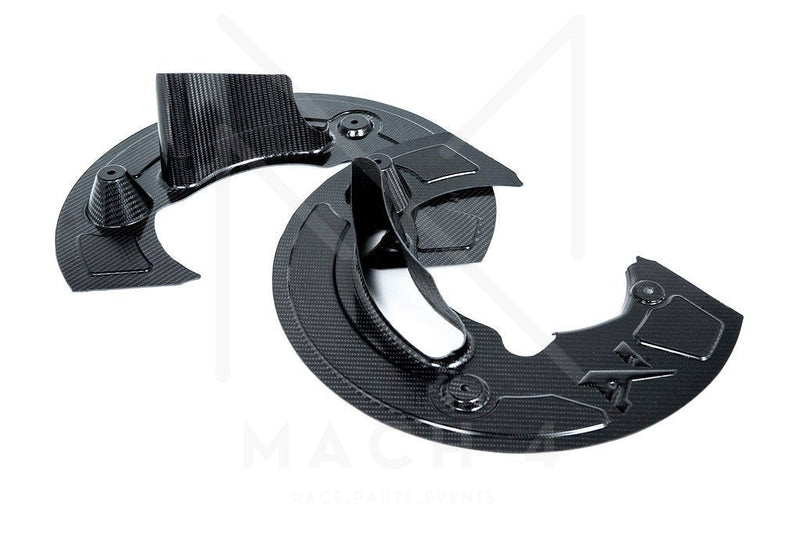 Laden Sie das Bild in Galerie -Viewer, Alpha-N Carbon Ankerbleche / Brake Duct für BMW M3 G80 / G81 / M4 G82 / G83 - AN-G8x011
