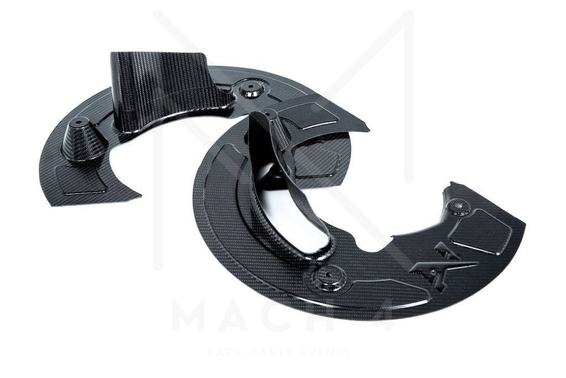 Laden Sie das Bild in Galerie -Viewer, Alpha-N Carbon Ankerbleche / Brake Duct für BMW M2 G87 - AN-0622