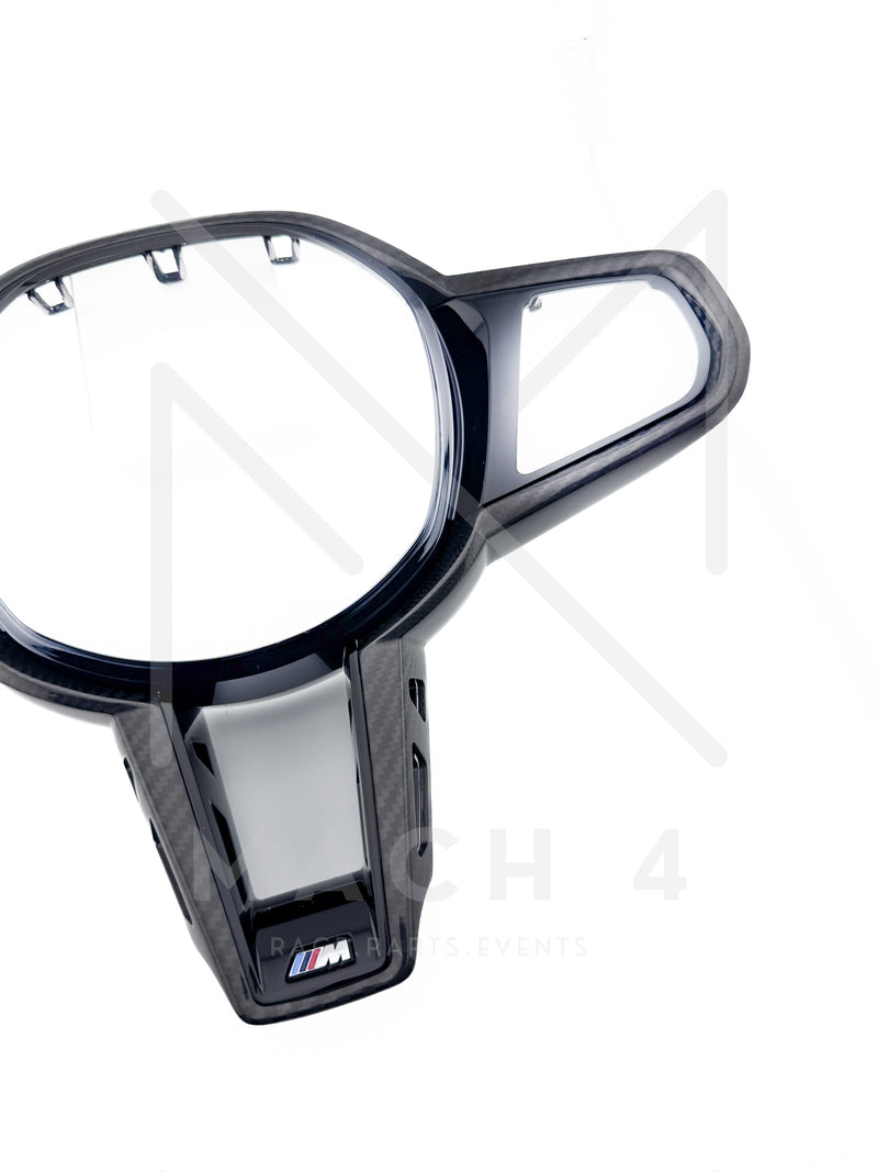 Laden Sie das Bild in Galerie -Viewer, BMW Original LCI Lenkrad abgeflacht Alcantara / Glattleder / LCI Steering Wheel flat bottom alcantara / nappa leder für BMW M3 G80/G81 / M4 G82/G83