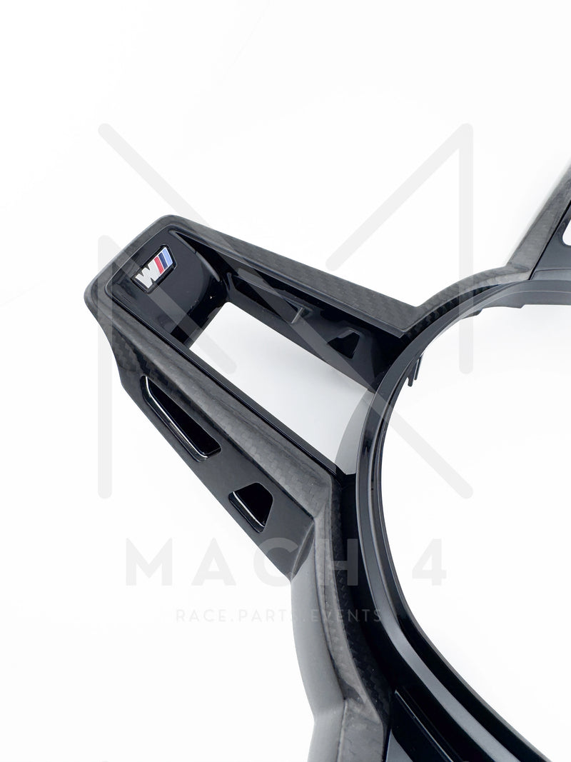 Laden Sie das Bild in Galerie -Viewer, BMW Original LCI Lenkrad abgeflacht Alcantara / Glattleder / LCI Steering Wheel flat bottom alcantara / nappa leder für BMW M3 G80/G81 / M4 G82/G83