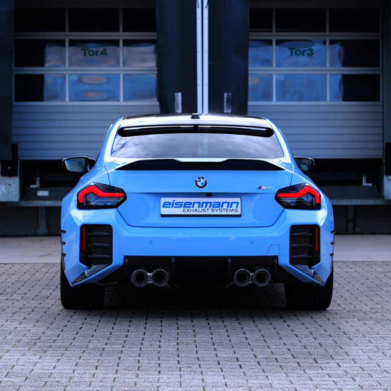 Laden Sie das Bild in Galerie -Viewer, Eisenmann Sport Endschalldämpfer inkl. Endrohren / Abgasanlage für BMW M2 G87 mit EG-Zulassung