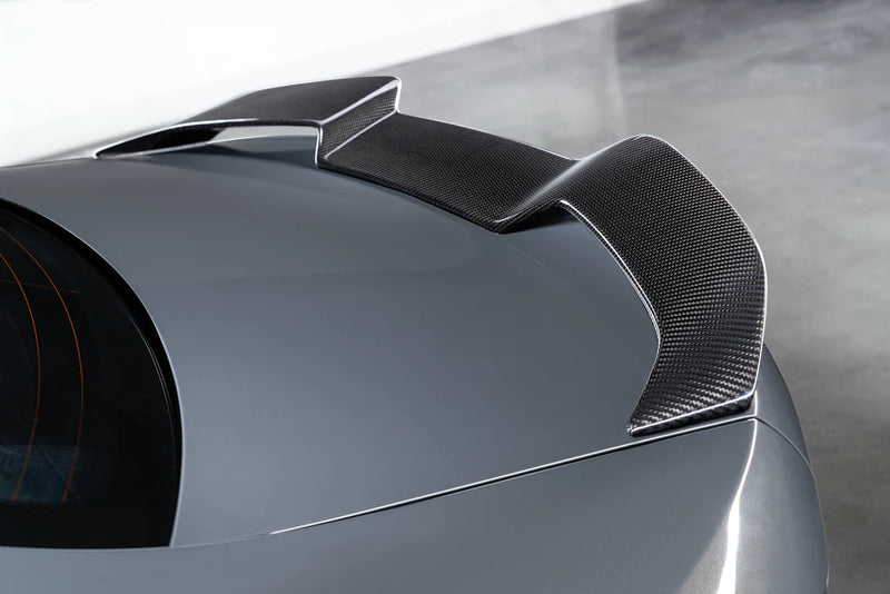 Laden Sie das Bild in Galerie -Viewer, Vorsteiner Carbon Heckspoiler Lippe für BMW M3 G80 - BMV3360