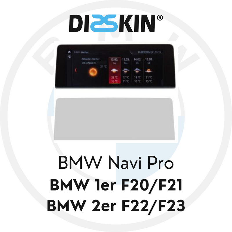 Laden Sie das Bild in Galerie -Viewer, Disskin Displayschutzfolie BMW Navi Professional für BMW 1er / 2er F20/F21/F22/F23 F2x

