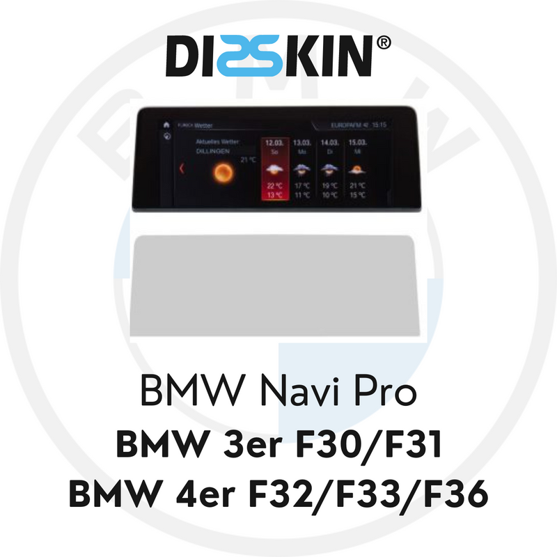 Laden Sie das Bild in Galerie -Viewer, Disskin Displayschutzfolie BMW Navi Professional für BMW 3er / 4er F30/F31/F32/F33/F36 F3x