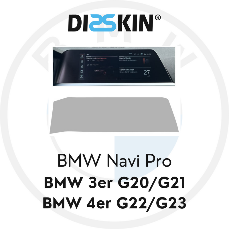 Laden Sie das Bild in Galerie -Viewer, Disskin Displayschutzfolie BMW Navi Pro Display für BMW 3er / 4er / i4 G20/G21/G22/G23/G26 G2x