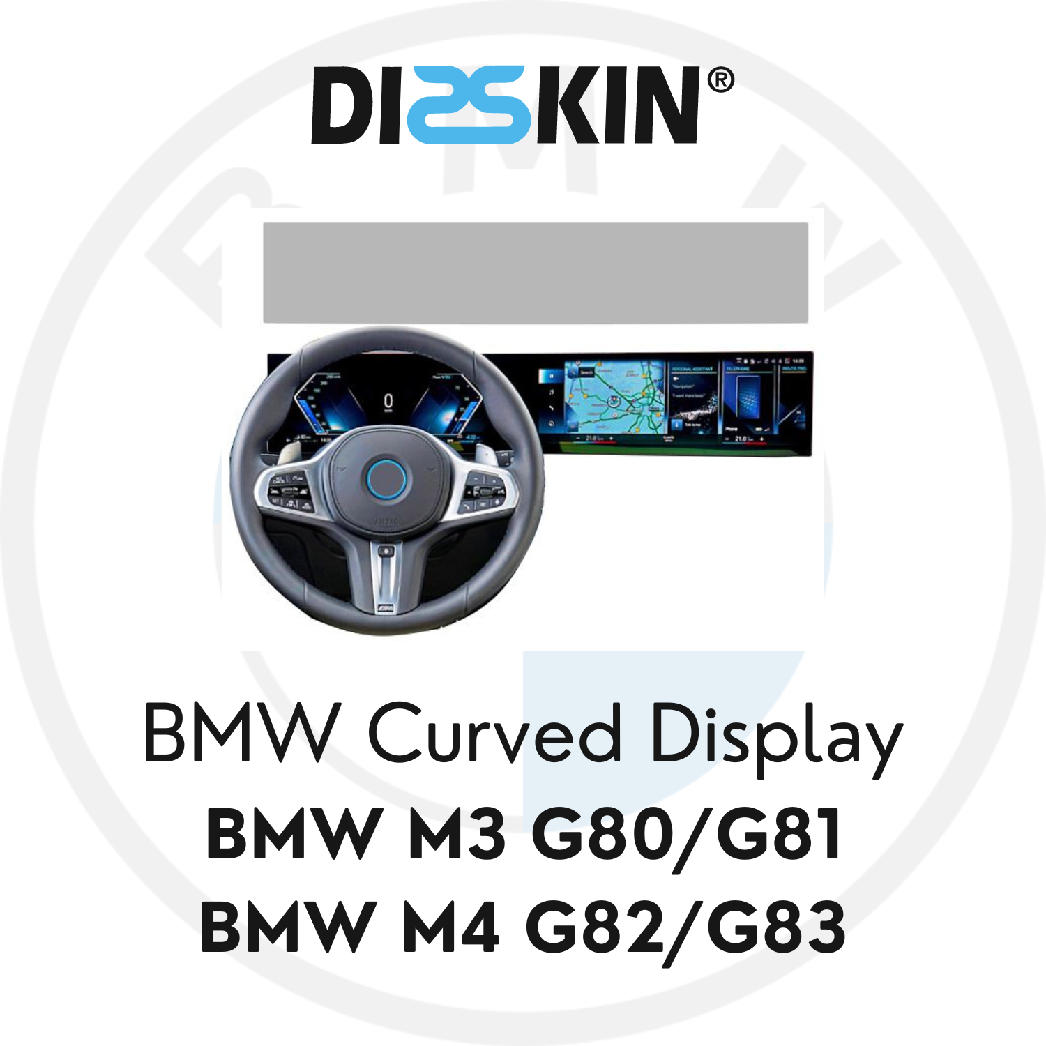 Disskin Displayschutzfolie BMW Curved Display für BMW M3 / M4 G80/G81/ –  Mach 4 Parts