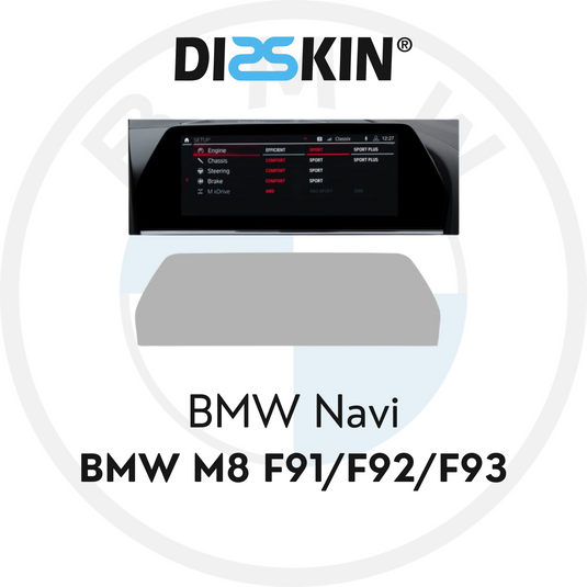 Disskin Displayschutzfolie BMW Navi für BMW M8 F91/F92/F93