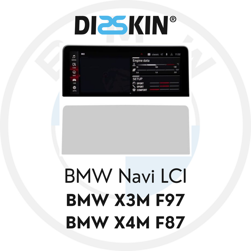 Laden Sie das Bild in Galerie -Viewer, Disskin Displayschutzfolie BMW Navi für BMW X3M Competition / X4M Competition F97/F98 LCI