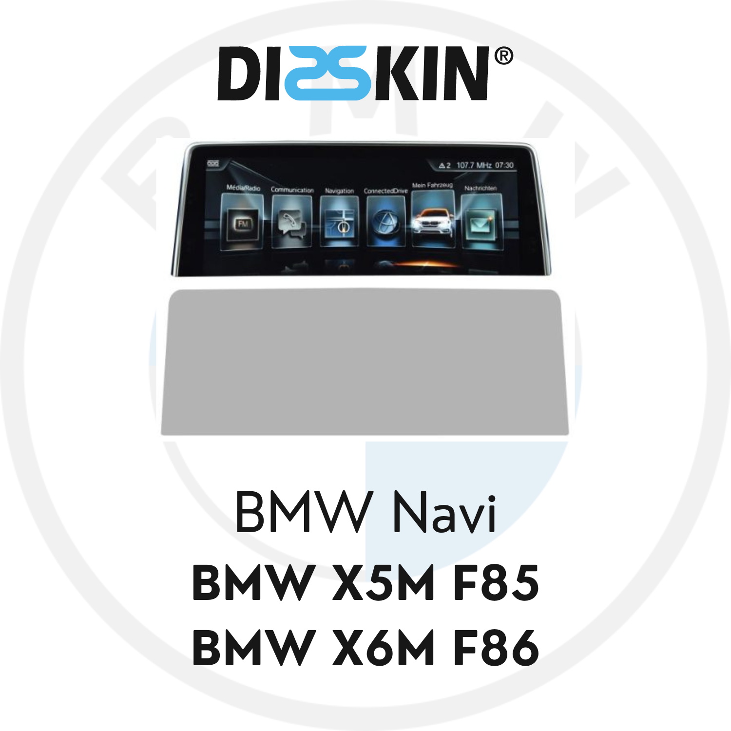 Disskin Displayschutzfolie BMW Navi für BMW X5M / X6M F85/F86 – Mach 4 Parts