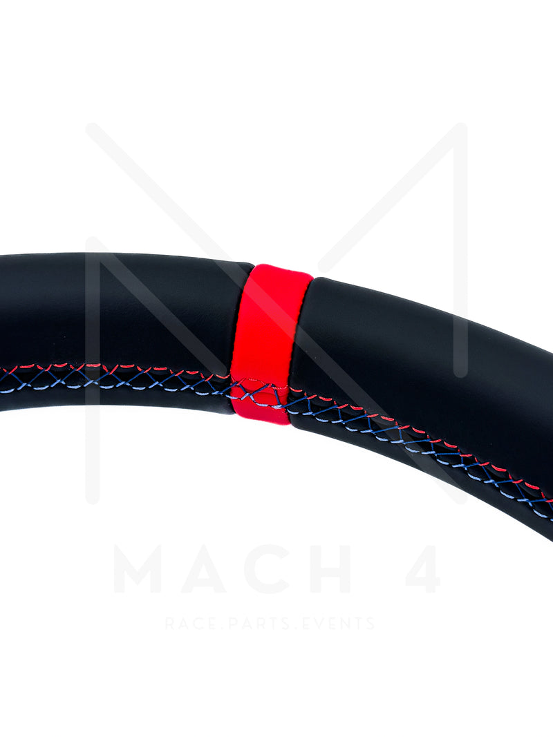Laden Sie das Bild in Galerie -Viewer, BMW Original LCI Lenkrad abgeflacht Alcantara / Glattleder / LCI Steering Wheel flat bottom alcantara / nappa leder für BMW M3 G80/G81 / M4 G82/G83