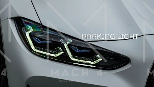 Laden Sie das Bild in Galerie -Viewer, Fancy Silicon Automatische Tagfahrlichter Module inkl. Kühlkörper DRL yellow/white light / gelb/weiß / für BMW M3 G80/G81 / M4 G82/G83 G8x