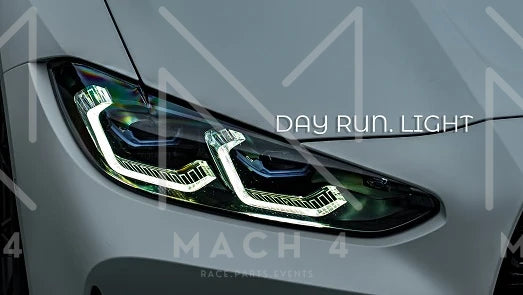 Laden Sie das Bild in Galerie -Viewer, Fancy Silicon Automatische Tagfahrlichter Module inkl. Kühlkörper DRL yellow/white light / gelb/weiß / für BMW M3 G80/G81 / M4 G82/G83 G8x