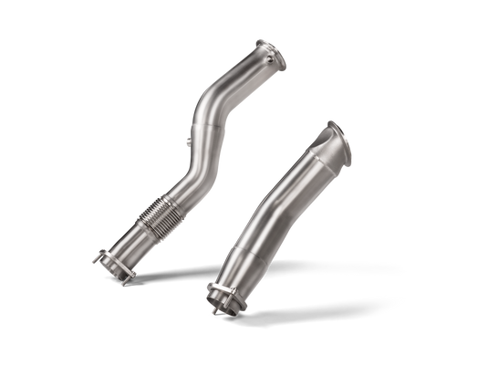 Akrapovic Titanium Downpipes ohne Kat (Catless) für BMW M2 G87 - DP-BM/SS/9