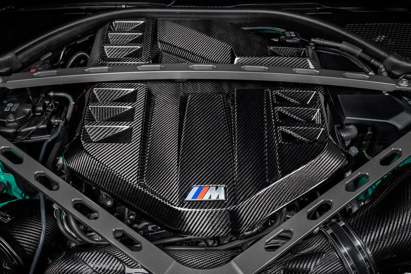 Laden Sie das Bild in Galerie -Viewer, Eventuri Carbon Motorabdeckung / Engine Cover für BMW M2 G87 S58 Motor