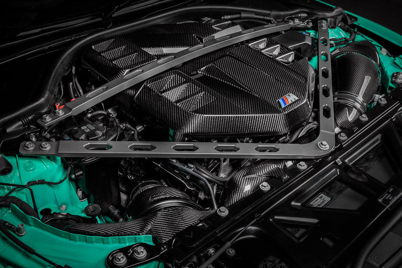Laden Sie das Bild in Galerie -Viewer, Eventuri Carbon Motorabdeckung / Engine Cover für BMW M2 G87 S58 Motor