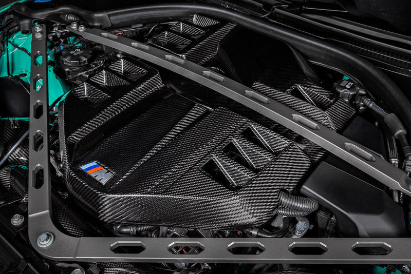 Laden Sie das Bild in Galerie -Viewer, Eventuri Carbon Motorabdeckung / Engine Cover für BMW M2 G87 S58 Motor
