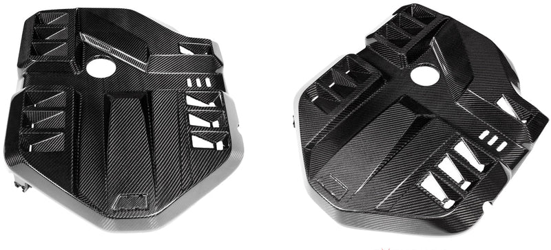 Laden Sie das Bild in Galerie -Viewer, Eventuri Carbon Motorabdeckung / Engine Cover für BMW M2 G87 S58 Motor