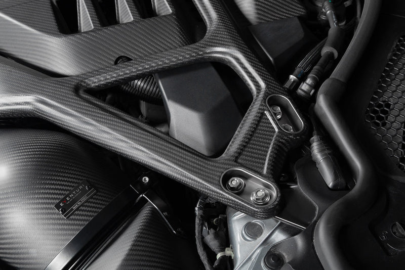 Laden Sie das Bild in Galerie -Viewer, Eventuri Carbon Domstrebe / Carbon Strut Brace für BMW M3 G80/G81 & M4 G82/G83 S58 Motor