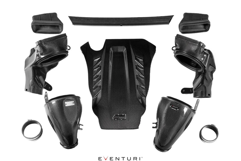 Laden Sie das Bild in Galerie -Viewer, Eventuri Carbon Ansaugsystem für BMW X5 M60i G05 / X6 M60i G06 - EVE-X56M-CF-INT