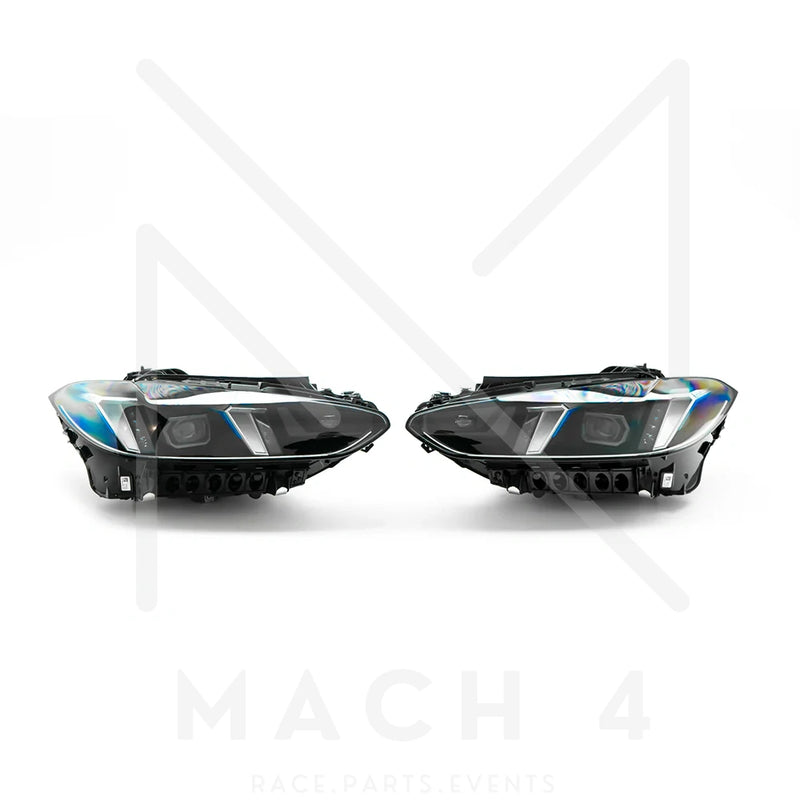 Laden Sie das Bild in Galerie -Viewer, BMW Original LCI adaptive LED Scheinwerfer Black Line / LCI LED adaptive Headlights für BMW M3 G80/G81 / M4 G82/G83 - 63115B35F59/63115B35F60