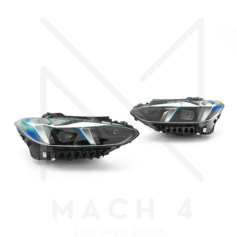 Laden Sie das Bild in Galerie -Viewer, BMW Original LCI adaptive LED Scheinwerfer Black Line / LCI LED adaptive Headlights für BMW M3 G80/G81 / M4 G82/G83 - 63115B35F59/63115B35F60