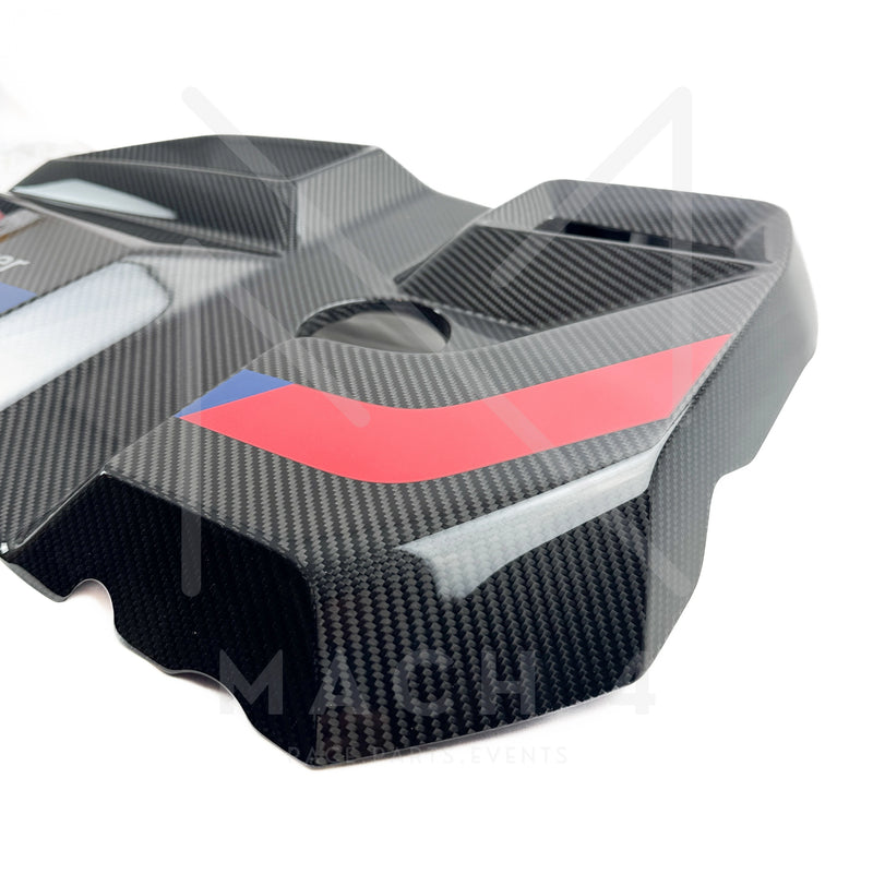 Laden Sie das Bild in Galerie -Viewer, BMW M Performance Carbon Motorabdeckung / Engine Cover für BMW M3 G80/G81 & M4 G82/G83 S58 Motor - 11145B311A3