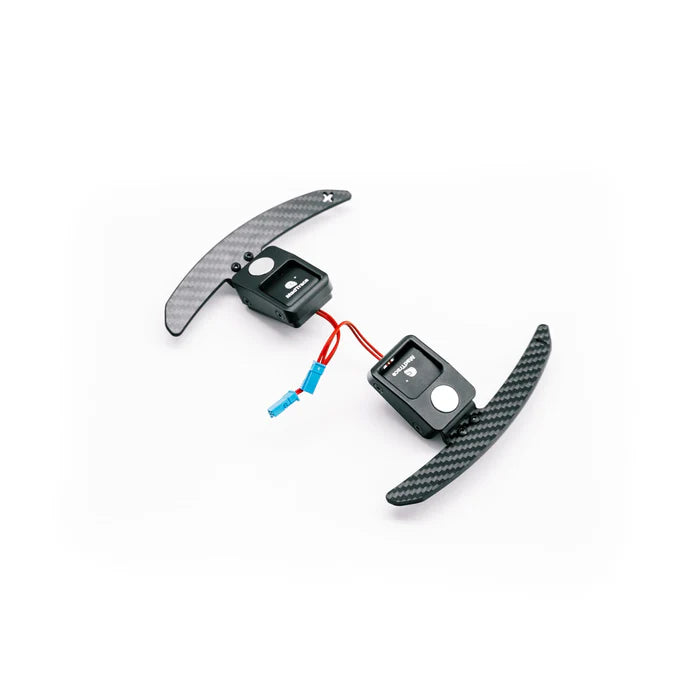 Laden Sie das Bild in Galerie -Viewer, JQ Werks MADTRACE® BMW F Series Clubsport Magnetic Paddle Shifters / Magnet Schaltwippen für BMW M2 F87 / M2 Competition F87 / M2 CS F87