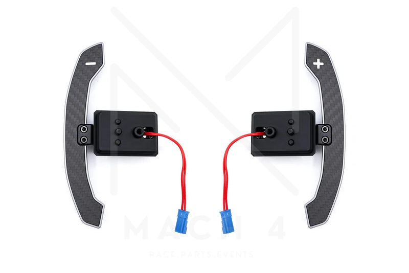 Laden Sie das Bild in Galerie -Viewer, JQ Werks MADTRACE® BMW G Series Clubsport Magnetic Paddle Shifters Set V2 / Carbon/Metall Magnet Schaltwippen Set V2 für BMW G-Series
