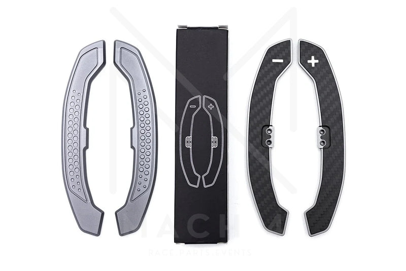 Laden Sie das Bild in Galerie -Viewer, JQ Werks MADTRACE® BMW G Series Clubsport Magnetic Paddle Shifters Set V2 / Carbon/Metall Magnet Schaltwippen Set V2 für BMW G-Series