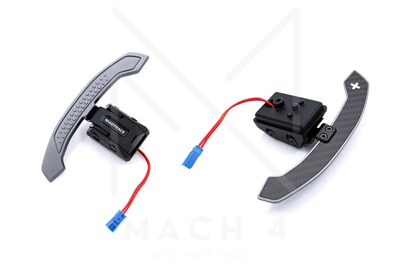 Laden Sie das Bild in Galerie -Viewer, JQ Werks MADTRACE® BMW G Series Clubsport Magnetic Paddle Shifters Set V2 / Carbon/Metall Magnet Schaltwippen Set V2 für BMW G-Series