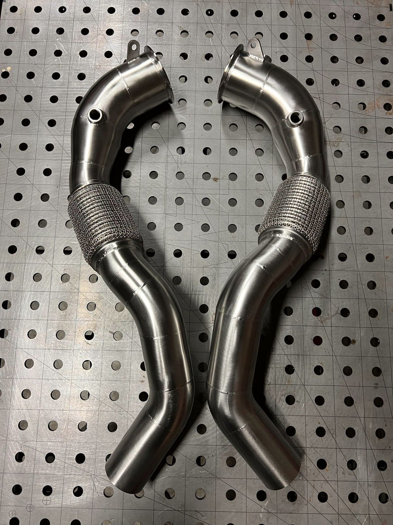 Laden Sie das Bild in Galerie -Viewer, MH-Pipes Downpipes S63 Motor für BMW M5 / M6 F10/F06/F12/F13 F1x