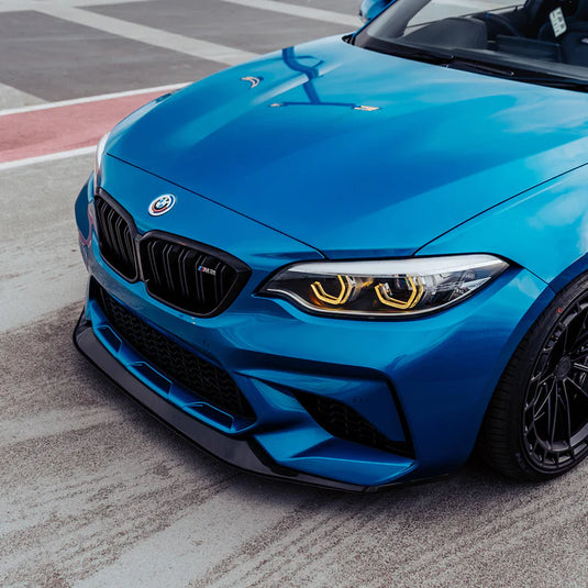 R44/MHC+ GT Style Carbon Front Splitter / Frontlippe 2-Teilig für BMW M2 Competition F87 / M2 CS F87