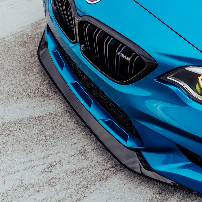 Laden Sie das Bild in Galerie -Viewer, R44/MHC+ GT Style Carbon Front Splitter / Frontlippe 2-Teilig für BMW M2 Competition F87 / M2 CS F87
