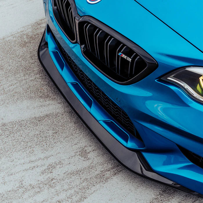 Laden Sie das Bild in Galerie -Viewer, R44/MHC+ GT Style Carbon Front Splitter / Frontlippe 2-Teilig für BMW M2 Competition F87 / M2 CS F87
