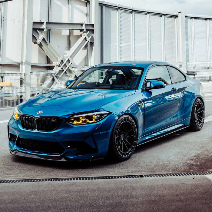 Laden Sie das Bild in Galerie -Viewer, R44/MHC+ GT Style Carbon Front Splitter / Frontlippe 2-Teilig für BMW M2 Competition F87 / M2 CS F87