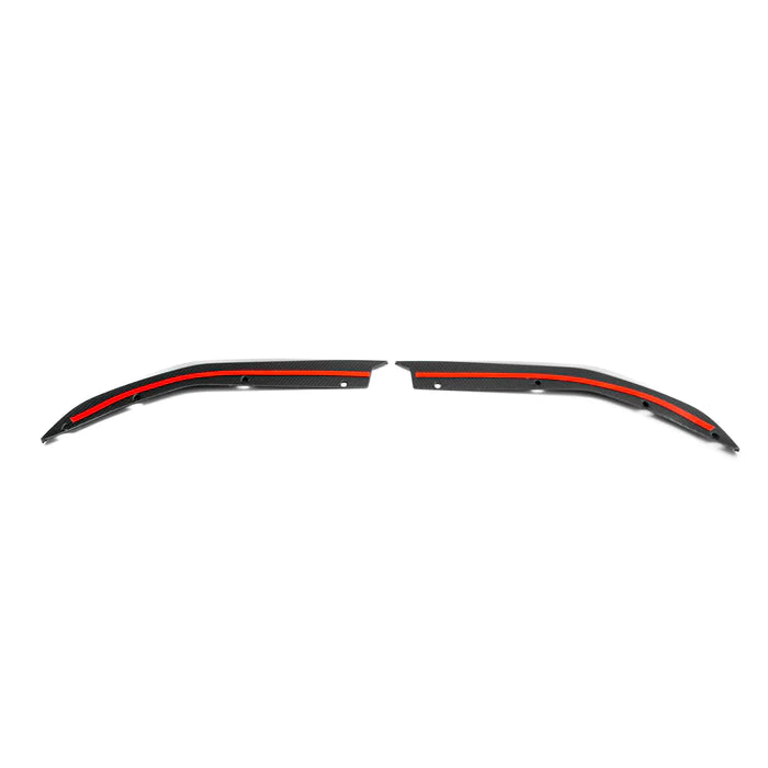 Laden Sie das Bild in Galerie -Viewer, R44/MHC+ Carbon Rear Side Splitter / Heck Seiten Flaps Diffusor für BMW M3 G80/G81