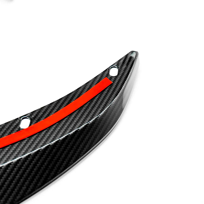 Laden Sie das Bild in Galerie -Viewer, R44/MHC+ Carbon Rear Side Splitter / Heck Seiten Flaps Diffusor für BMW M3 G80/G81
