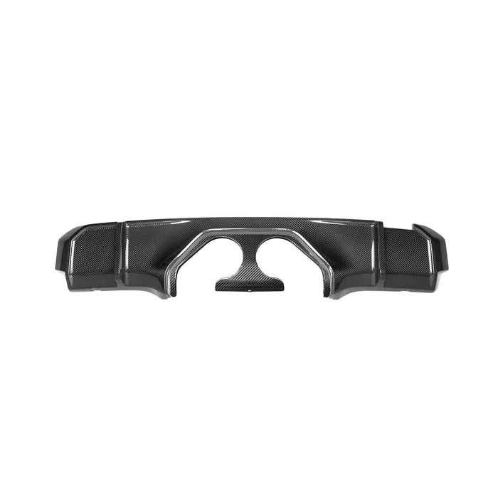 Laden Sie das Bild in Galerie -Viewer, R44/MHC+ Carbon Diffusor V-Style Centre Exit / Performance V-Style Auspuff Design für BMW M3 G80/G81 / M4 G82/G83