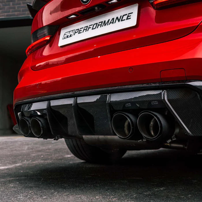 Laden Sie das Bild in Galerie -Viewer, R44/MHC+ Carbon Diffusor Performance Style für BMW M3 G80/G81 / M4 G82/G83