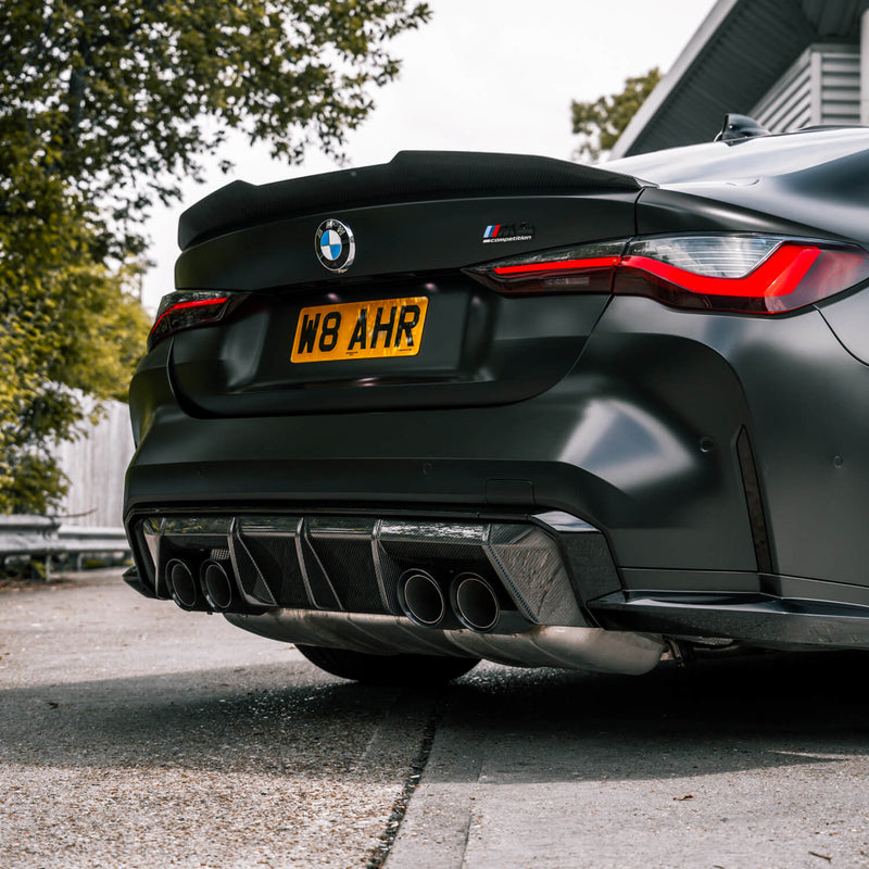 Laden Sie das Bild in Galerie -Viewer, R44/MHC+ Carbon Ducktail Style / Heckspoiler / Hecklippe für BMW M4 G82
