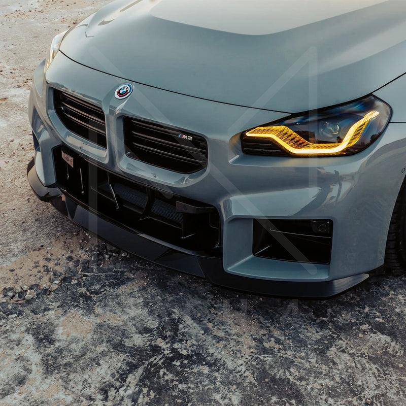 Laden Sie das Bild in Galerie -Viewer, R44/MHC Edition 1 Carbon Front Splitter / Frontlippe für BMW M2 G87
